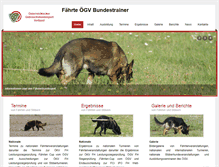 Tablet Screenshot of faehrte.oegv.at
